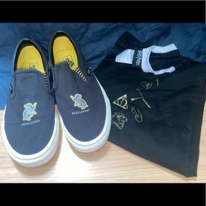 HARRY POTTER HUFFLEPUFF SHOES!